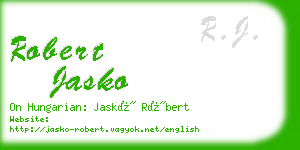 robert jasko business card